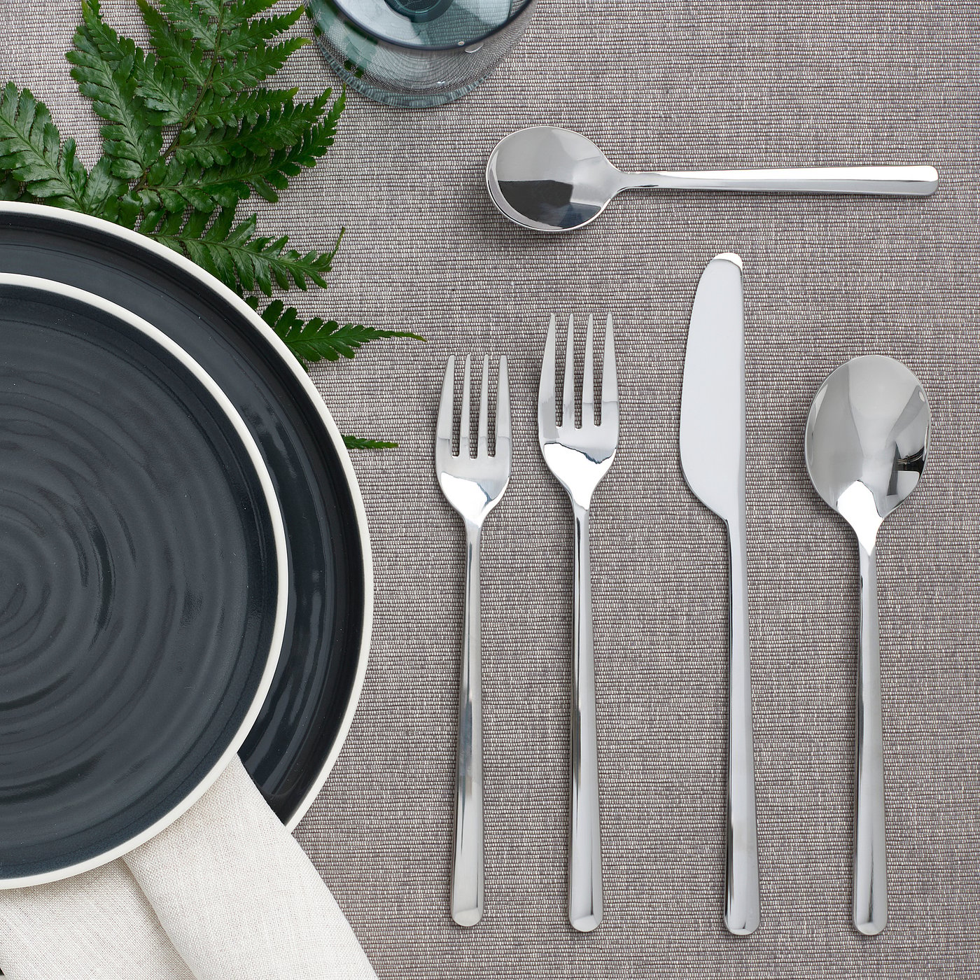 LÖFTESRIK 20-piece cutlery set, stainless steel - IKEA CA