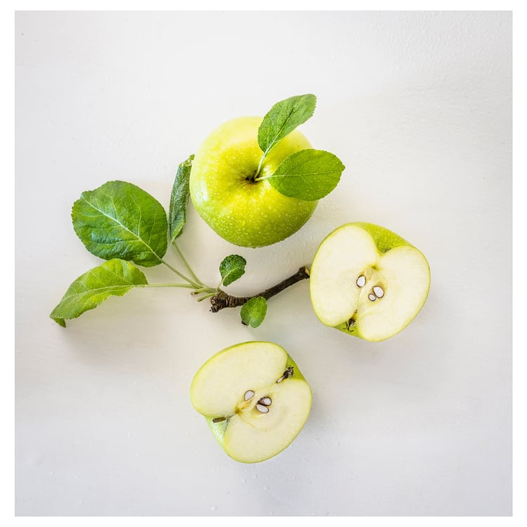 LÖVSKOGSLUND Scented candle in glass apple/light green IKEA CA