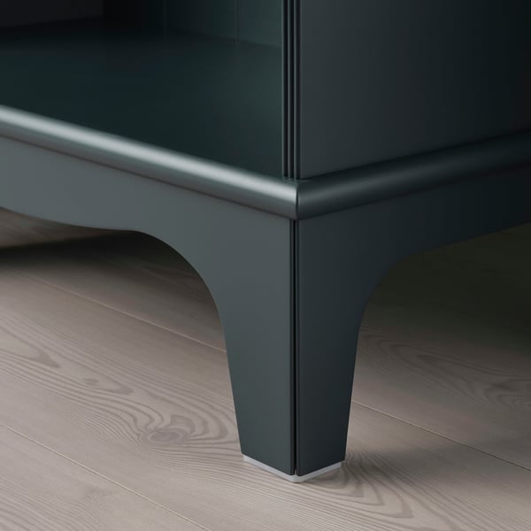 LOMMARP Bookcase, dark blue-green, 25 5/8x78 3/8 "