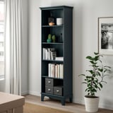 LOMMARP Bookcase, dark blue-green, 25 5/8x78 3/8 "