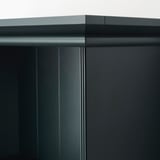 LOMMARP Bookcase, dark blue-green, 25 5/8x78 3/8 "