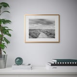 LOMVIKEN Frame, gold-colour, 16x20 "