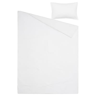 LUKTVICKER Comforter set, white, Twin/Twin X-long