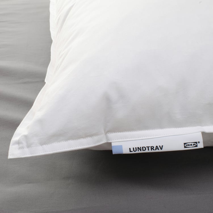 LUNDTRAV pillow, low, Queen IKEA CA