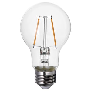 LUNNOM LED bulb E26 150 lumen, globe clear