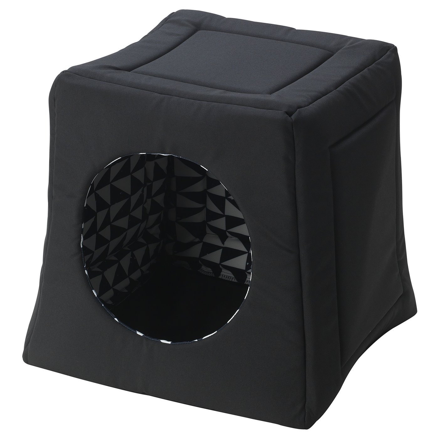 LURVIG Cat bed/house black, white IKEA