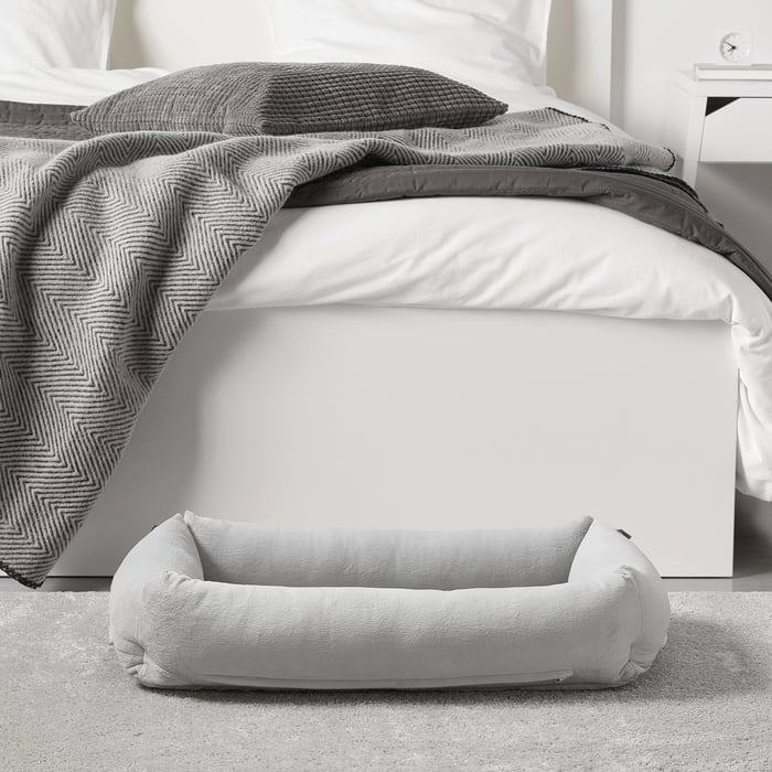 LURVIG Dog bed, light gray, M IKEA CA