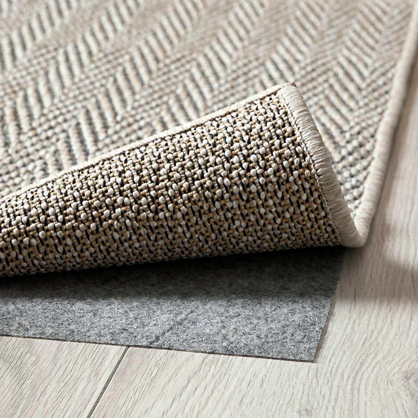 LYDERSHOLM rug flatwoven, in/outdoor, beige, 160x230 cm (5'3