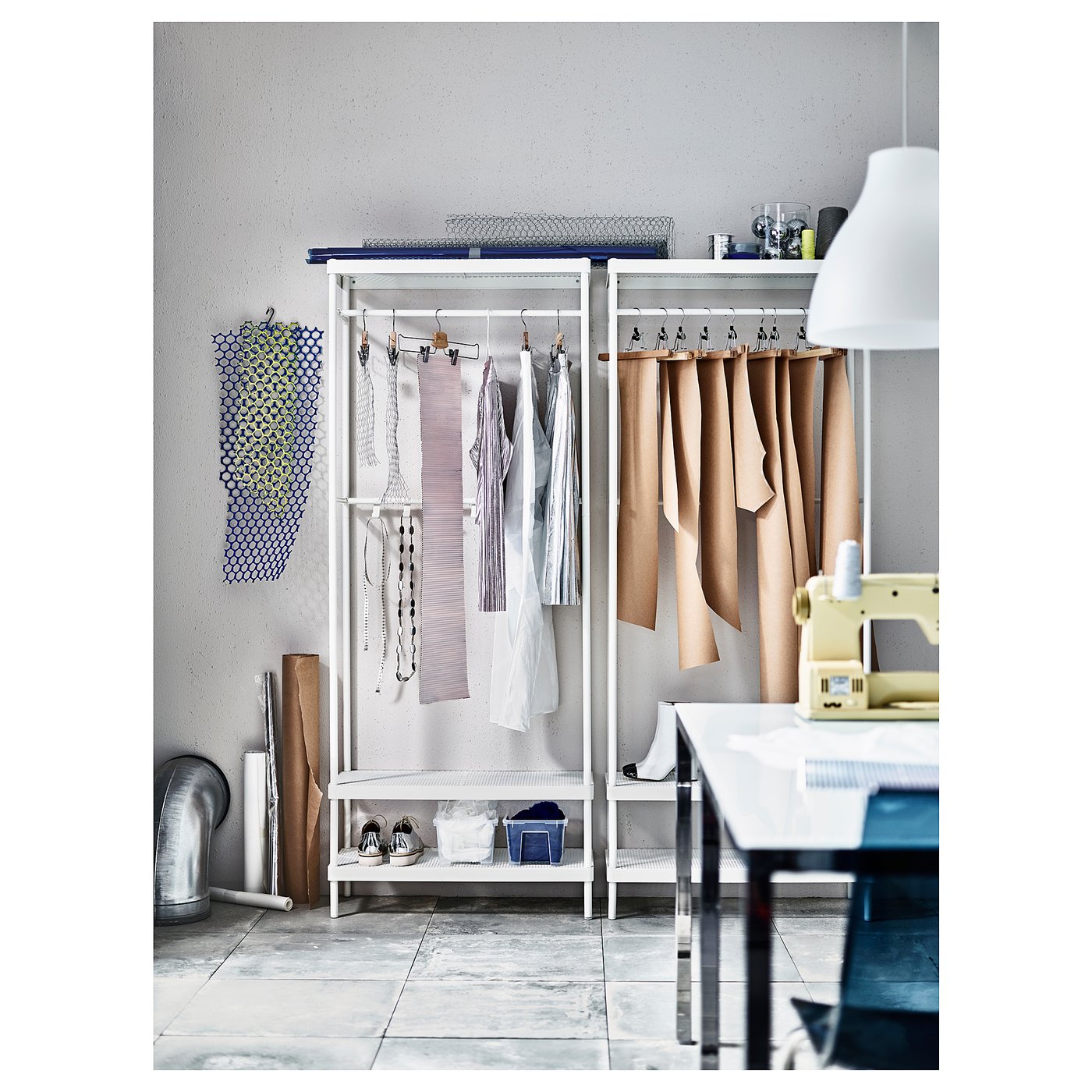 Mackapar Coat Rack With Shoe Storage Unit White Ikea