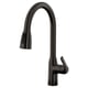 MACKSJÖN Kitchen faucet pull down w spray, black