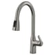 MACKSJÖN Kitchen faucet pull down w spray, stainless steel color