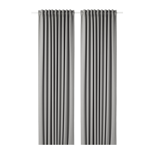 MAJGULL Blackout curtains, 1 pair - IKEA