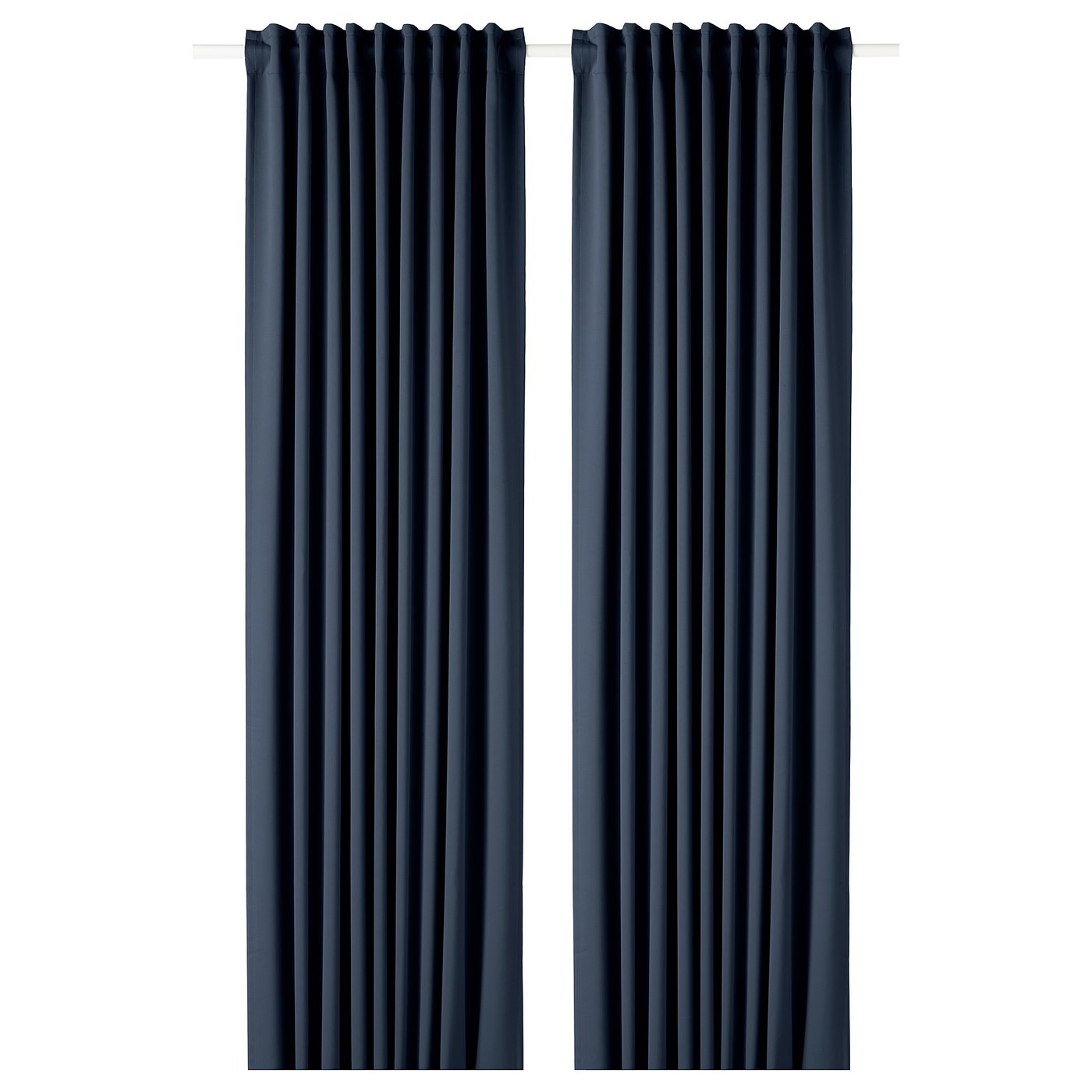 Majgull Blackout Curtains 1 Pair Dark Blue Ikea