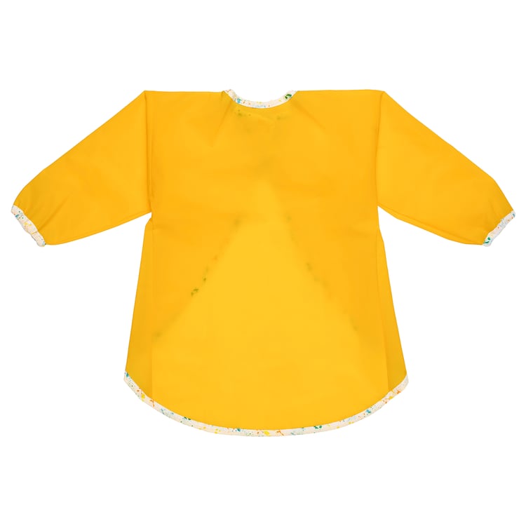 MÅLA apron with long sleeves, yellow IKEA CA