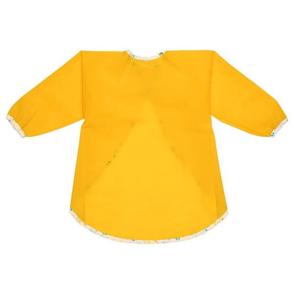 MÅLA Apron with long sleeves, yellow - IKEA CA