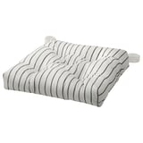MALINDA Chair pad, stripe gray, 16/14x15x3 "