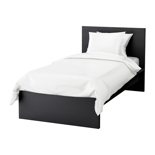 MALM Bed frame, high blackbrown IKEA