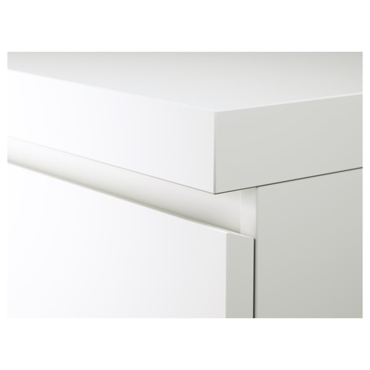 MALM desk, white, 140x65 cm (551/8x255/8") IKEA CA