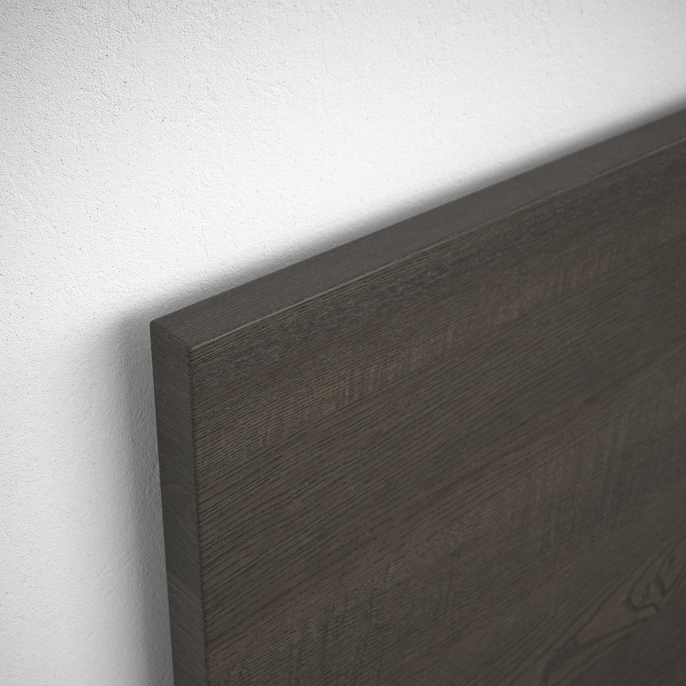MALM High bed frame/2 storage boxes - dark brown veneer Full