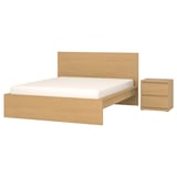 MALM / STORKLINTA Bedroom furniture, set of 2