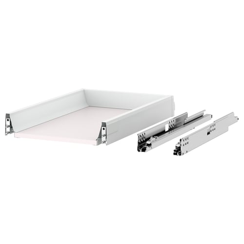 MAXIMERA Drawer, low - white 38x61 cm (15x24 ")