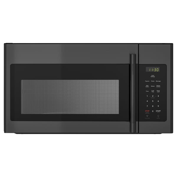 MEDELNIVÅ Over the range microwave, black Stainless steel
