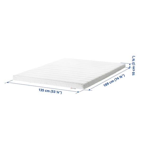 MINNESUND Foam mattress, firm/white, Full IKEA CA