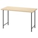 MITTCIRKEL / SPÄND Desk, lively pine effect/black, 47 1/4x23 5/8 "