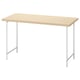 MITTCIRKEL / SPÄND Desk, lively pine effect/white, 47 1/4x23 5/8 "