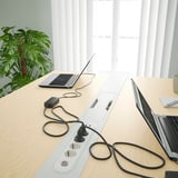 MITTZON Conference table, birch veneer/white, 47 1/4x42 1/2x41 3/8 "