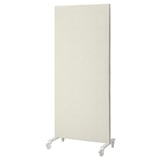 MITTZON Frame w cstrs/acoustic screen, Gunnared beige/white, 33 1/2x80 3/4 "