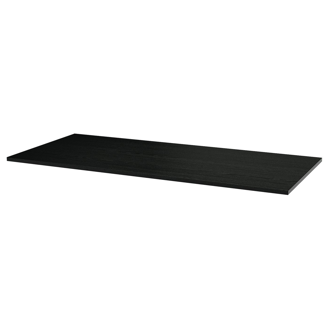 ike＠masa MITTZON tabletop, black stained/ash veneer, 160x68 cm (63x263/4