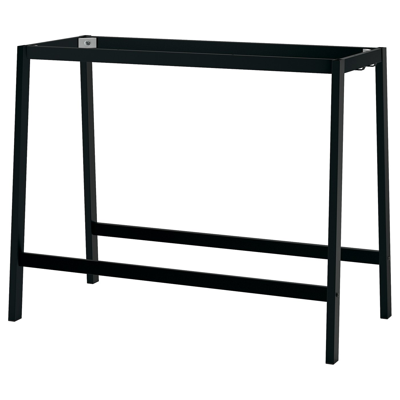 MITTZON underframe for conference table, black, 140x68x103 cm (551