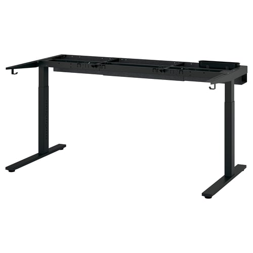 MITTZON Underframe for desk - black 120/140/160x80 cm (47 1/4/55 1/8/63x31 1/2 ")