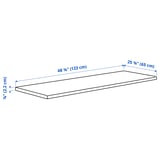 MÖCKLERYD Countertop, white/laminate, 48 3/8x7/8 "