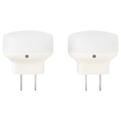 MÖRKRÄDD LED nightlight with sensor, white