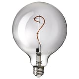 MOLNART LED bulb E26 140 lumen, globe gray clear glass, 5 "