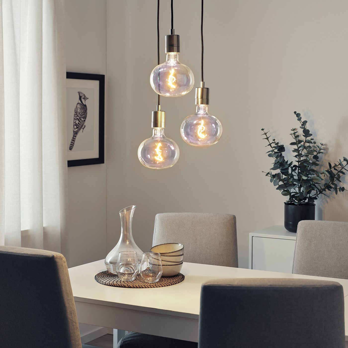 MOLNART LED bulb E26 260 lumen, ellipse shaped multicolor, 150 mm