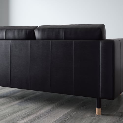 MORABO sofa, Grann/Bomstad black/wood IKEA CA