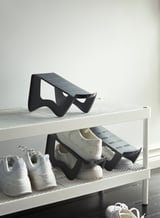 MURVEL Shoe organizer, gray, 5 ½x5 ½x9 ½ "
