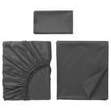 NATTJASMIN Duvet cover and pillowcase(s) light gray - IKEAPEDIA