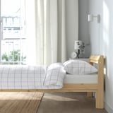 NEIDEN Bed frame, pine/Luröy, Twin