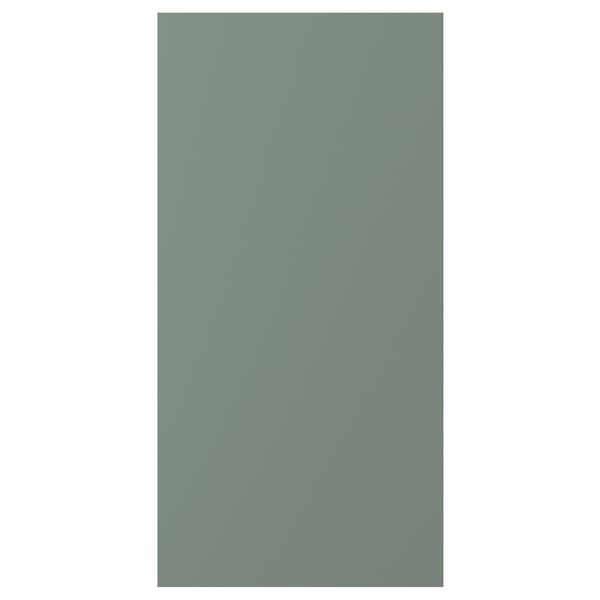 NICKEBO Door, matte gray-green, 15x30 "