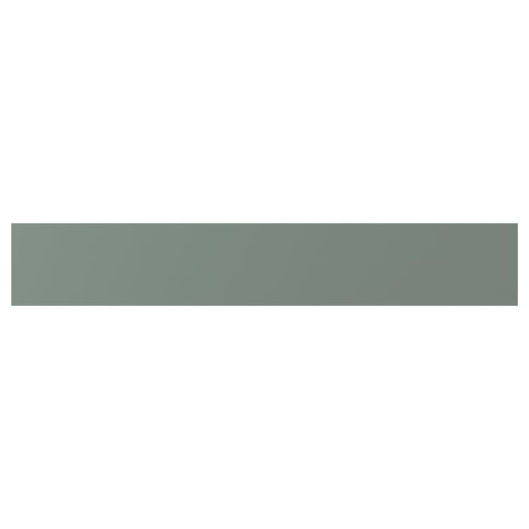 NICKEBO drawer front, matte gray-green, 76x13 cm (30x5