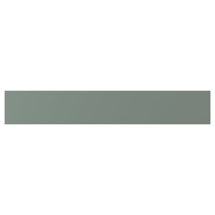 NICKEBO drawer front, matte gray-green, 76x13 cm (30x5
