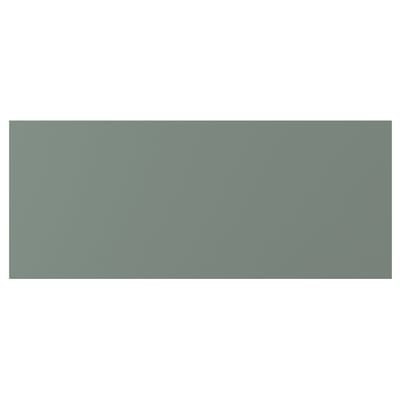 NICKEBO Drawer front, matte gray-green, 24x10 "