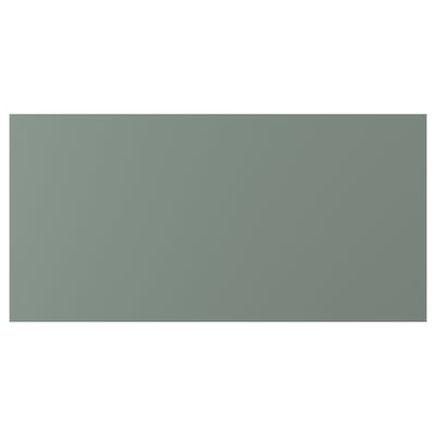 NICKEBO Drawer front, matte gray-green, 30x15 "
