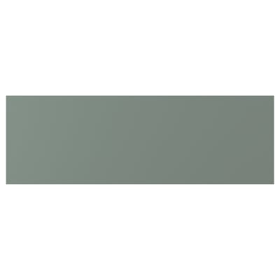 NICKEBO Drawer front, matte gray-green, 30x10 "