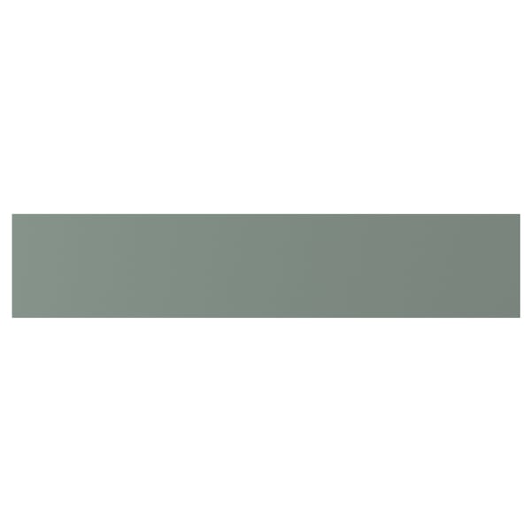 NICKEBO Drawer front, matte gray-green, 24x5 "