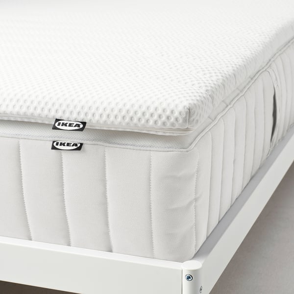 NISSEHOLM Mattress topper, white, Twin